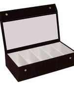 atorakushon Wooden Goggles Box Sunglasses Eye Wear Eyeglasses Storage Jewellery Organizer Chasma Makeup Cases brown