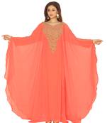 Light Red Zari Work Farasha