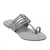 La Savie Grey Women Kolhapuri One Toe Flats