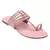 La Savie Pink Women Kolhapuri One Toe Flats