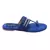 La Savie Navy Blue Women Kolhapuri Flats