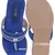 La Savie Navy Blue Women Kolhapuri Flats
