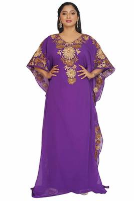 Royal Evening Moroccan Dubai Bedded Kaftan Arabian Plus Size Abaya Party Fancy African Clothing 1