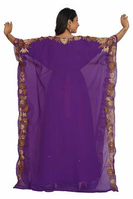 Royal Evening Moroccan Dubai Bedded Kaftan Arabian Plus Size Abaya Party Fancy African Clothing 4