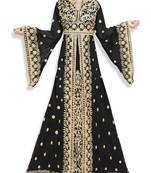 Black Embroidered Kaftan