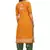 Yellow printed cotton salwar