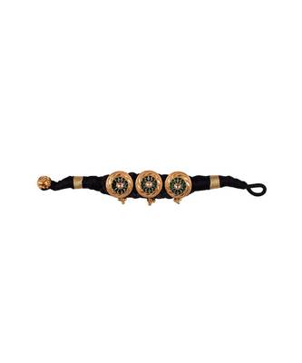 Beautiful Black and Green Party Bracelet 4