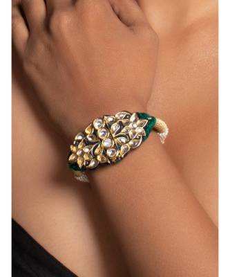 Trendy Blue and Green Wedding Bracelet 1