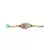 Trendy Blue and Green Wedding Bracelet