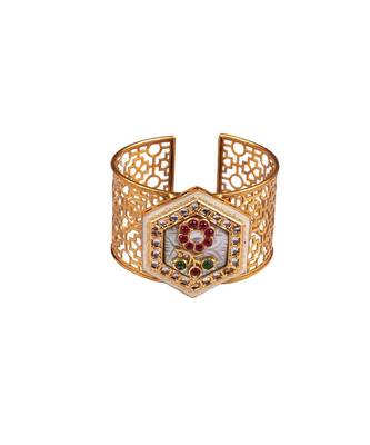 Bold Multi-color Kada Bangle for Parties 3