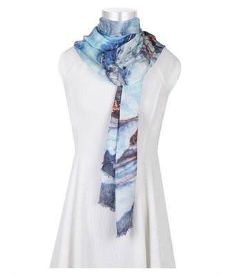 Milticolor Floral Printed Viscose Scarf 2
