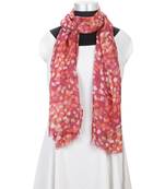 Milticolor Floral Printed Viscose Scarf