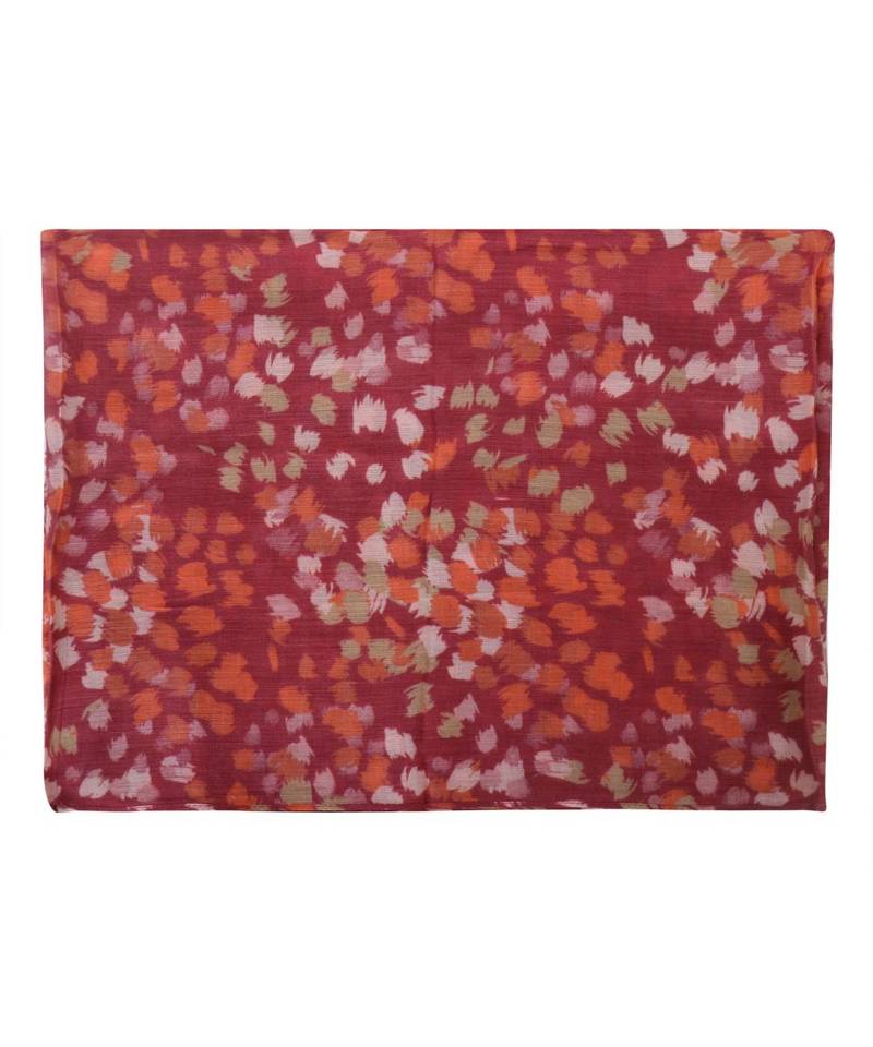 Milticolor Floral Printed Viscose Scarf