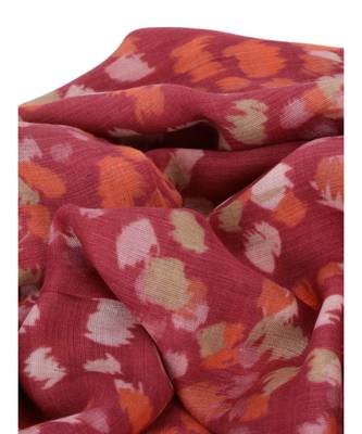 Milticolor Floral Printed Viscose Scarf 4