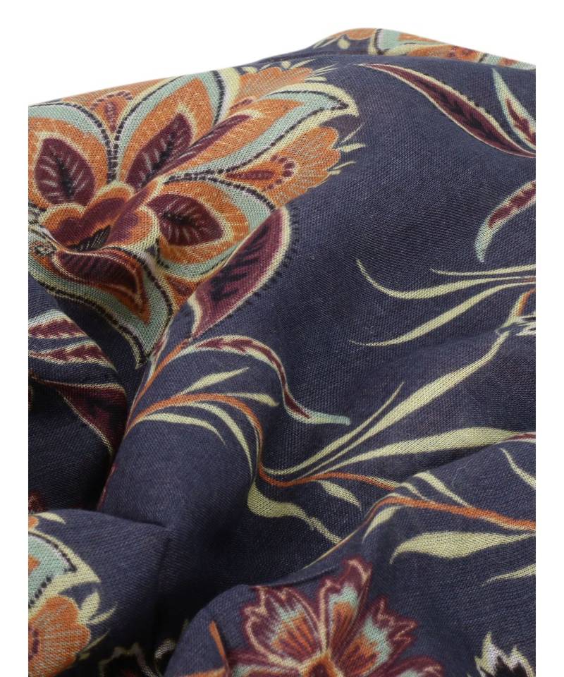 Milticolor Floral Printed Viscose Scarf