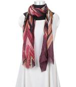 Milticolor Floral Printed Viscose Scarf