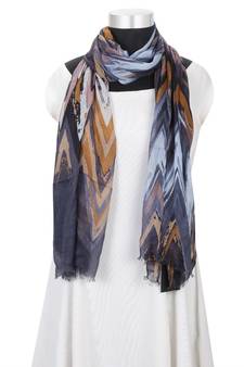 Milticolor Floral Printed Viscose Scarf