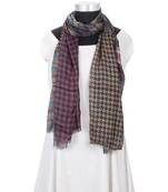 Milticolor Floral Printed Viscose Scarf