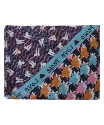 Milticolor Floral Printed Viscose Scarf 3