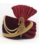 Groom Maroon Safa Turban