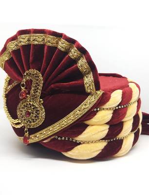 Traditional Peach Safa Turban 2