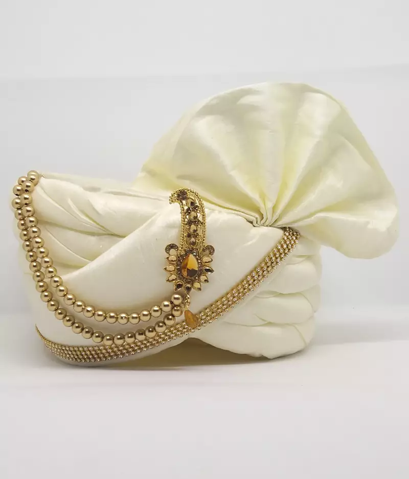 CREAM SAFA TURBAN