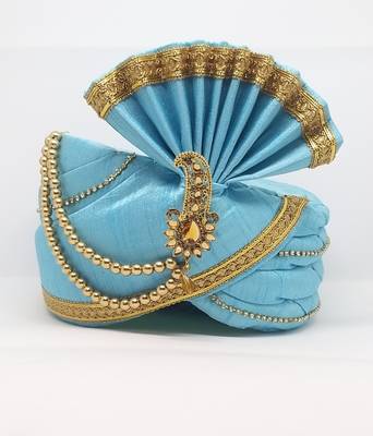 Sky Blue Safa Turban 1