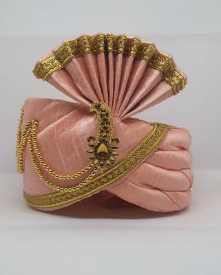 Peach Safa Turban 1