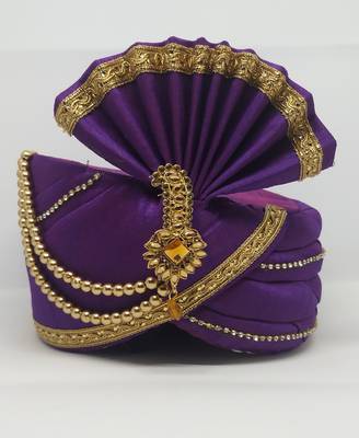 Barati Purple  Safa Turban 1