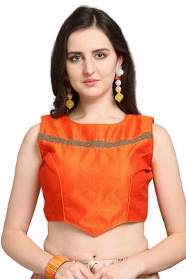 Mauve digital print silk semi stitched lehenga 4