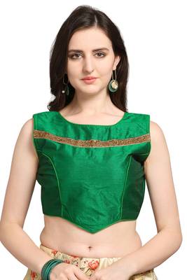Beige digital print silk semi stitched lehenga 4