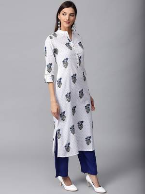 White booti cotton salwar 2