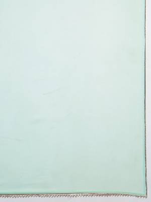 Light-blue embroidered cotton salwar 2