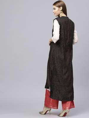 Black printed rayon ethnic-kurtis 4