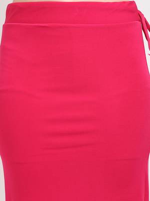 Pink plain polyester petticoat 4