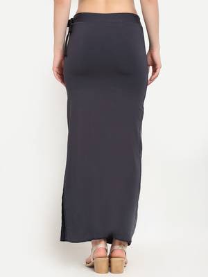Grey plain polyester petticoat 3