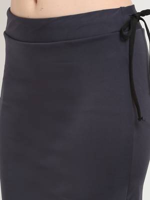 Grey plain polyester petticoat 4