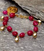 Red pearl bracelets