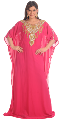 Light Pink Zari Work Farasha 1