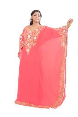 Moroccan Dubai Kaftan Arabic Abaya Maxi Hand Beaded Caftan Farasha Floor Length Party Wear Wedding 3