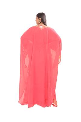 Moroccan Dubai Kaftan Arabic Abaya Maxi Hand Beaded Caftan Farasha Floor Length Party Wear Wedding 4