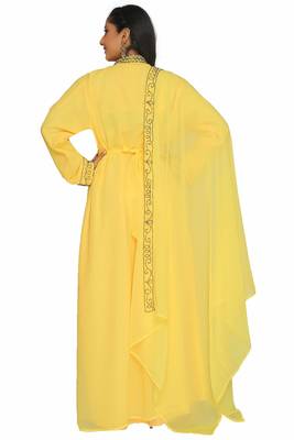 Dubai Moroccan Kaftan Arabic Abaya Maxi Hand Beaded Caftan Farasha Floor Length Party Wear Wedding 4