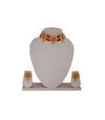 Golden Pearl And Polki Stone Choker  Necklace For Women And Girls