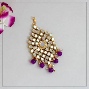 Purple maang-tikka 1