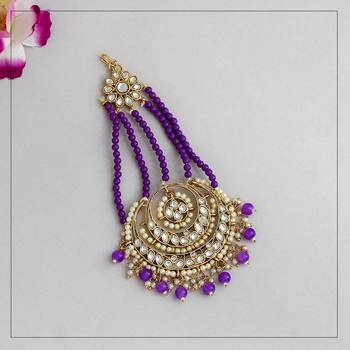 Purple maang-tikka 1