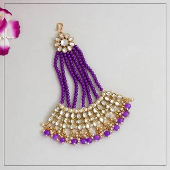 Purple maang-tikka 1