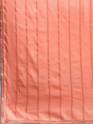 Women Rust Embroidered & Sequence Kurta Set With Dupatta 6