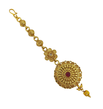 Gold maang-tikka 1