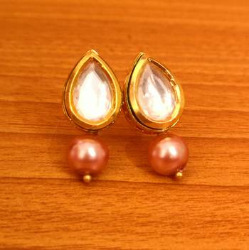 Pink earrings 1