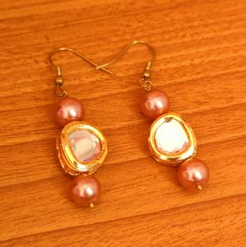 Pink earrings 1